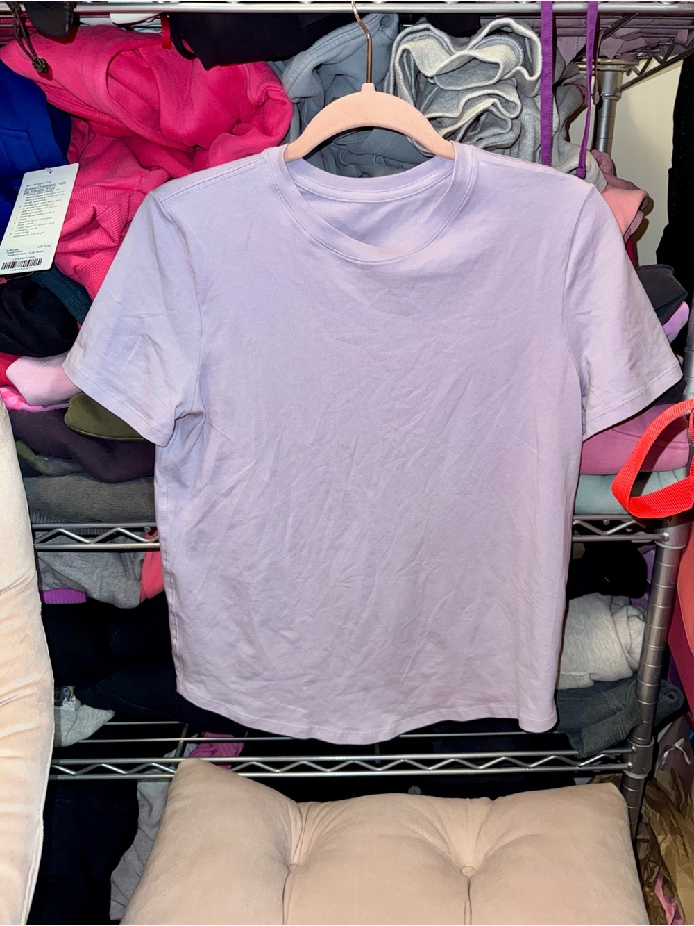 Lululemon Love Crew Neck T‑Shirt / Lavender / Lilac Play / Purple 8-10